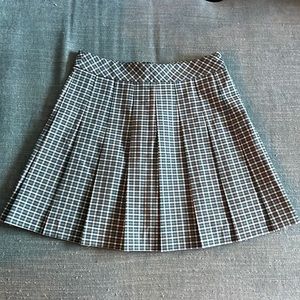 Sunday Best pleated mini skirt.